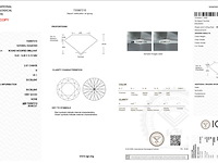 Diamant - 2.37 carat natuurlijke starcut briljant geslepen diamant (gecertificeerd) - afbeelding 3 van  3