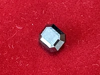 Diamant - 2.39 carat echte natuurlijke zwarte diamant in smaragd vorm (gecertificeerd) - afbeelding 1 van  5