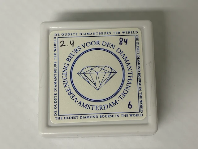Diamant - 2.40 carat zwarte natuurlijke diamant - afbeelding 2 van  4