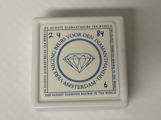 Diamant - 2.40 carat zwarte natuurlijke diamant - afbeelding 2 van  2