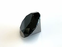 Diamant - 2.53 carat natuurlijke zwarte diamant (gecertificeerd) - afbeelding 2 van  5