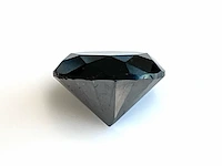 Diamant - 2.53 carat natuurlijke zwarte diamant (gecertificeerd) - afbeelding 3 van  5