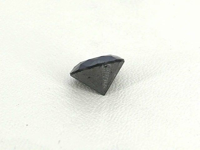 Diamant - 2.55 carat echte natuurlijke zwarte diamant (gecertificeerd) - afbeelding 2 van  3