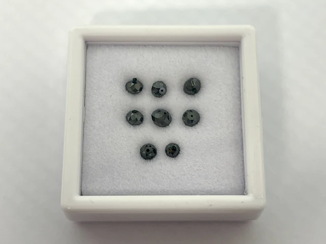 Diamant - 2.90 carat zwarte natuurlijke diamant - afbeelding 1 van  4