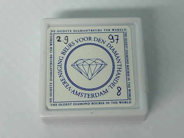 Diamant - 2.90 carat zwarte natuurlijke diamant - afbeelding 2 van  4