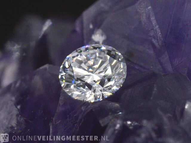 Diamant - 3.00 karaat briljant geslepen diamant (gecertificeerd) - afbeelding 1 van  5