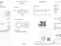 Diamant - 3.06 karaat briljant diamant (gecertificeerd) - afbeelding 3 van  3