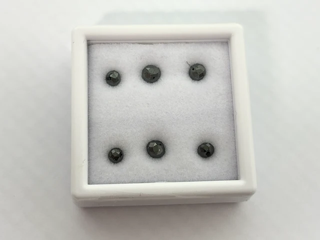 Diamant - 3.08 carat zwarte natuurlijke diamant - afbeelding 1 van  4
