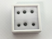 Diamant - 3.08 carat zwarte natuurlijke diamant - afbeelding 1 van  4
