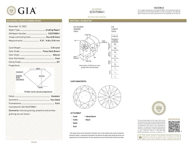 Diamant - 3.30 carat echte natuurlijke fancy colour diamant - afbeelding 3 van  6