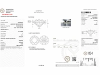 Diamant - 4.01 carat briljant geslepen diamant (gecertificeerd) - afbeelding 3 van  3