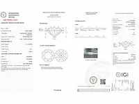Diamant - 4.11 karaat briljant diamant (gecertificeerd) - afbeelding 3 van  4