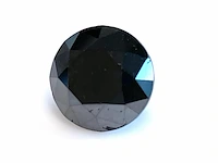 Diamant - 4.78 carat natuurlijke zwarte diamant (gecertificeerd) - afbeelding 3 van  5