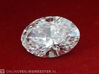 Diamant - 5.01 karaat ovaal geslepen diamant ( igi gecertificeerd ), lab grown