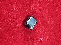 Diamant - 5.14 carat echte natuurlijke zwarte diamant in smaragd vorm (gecertificeerd) - afbeelding 1 van  5
