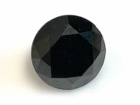 Diamant - 5.39 carat echte echte natuurlijke zwarte diamant (gecertificeerd) - afbeelding 1 van  6