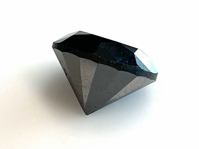 Diamant - 5.39 carat echte echte natuurlijke zwarte diamant (gecertificeerd) - afbeelding 2 van  6