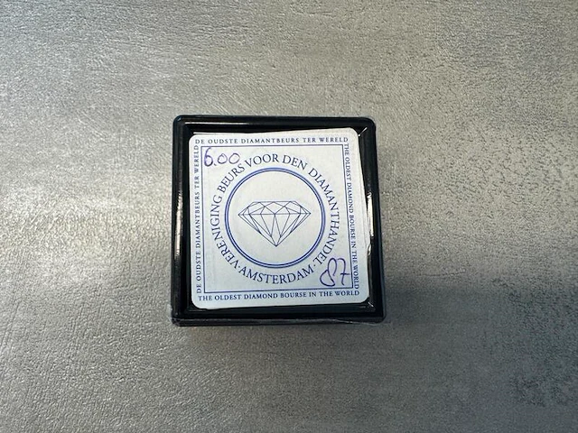 Diamant - 6.00 carat echte natuurlijke diamant - afbeelding 2 van  4