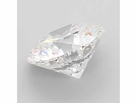 Diamant - circa 0,5 carat - briljant geslepen diamant (gecertificeerd) - afbeelding 1 van  5