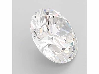 Diamant - circa 0,5 carat - briljant geslepen diamant (gecertificeerd) - afbeelding 3 van  5