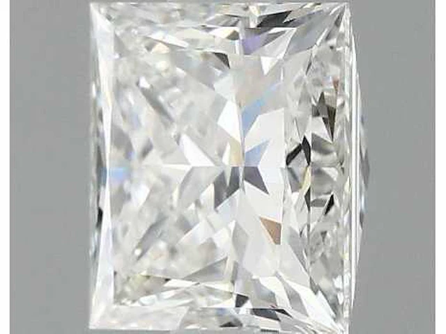 Diamant - circa 0,70 carat - princess geslepen diamant (gecertificeerd) - afbeelding 6 van  8