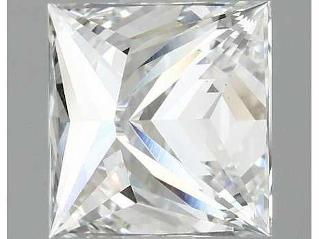Diamant - circa 0,70 carat - princess geslepen diamant (gecertificeerd) - afbeelding 7 van  8