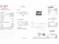 Diamant - circa 1,00 carat - briljant geslepen diamant (gecertificeerd) - afbeelding 6 van  6