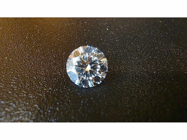 Diamant - circa 1,00 carat - briljant geslepen diamant (if)(gecertificeerd) - afbeelding 1 van  10