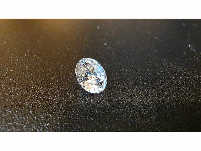 Diamant - circa 1,00 carat - briljant geslepen diamant (if)(gecertificeerd) - afbeelding 2 van  10