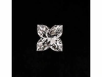 Diamant - circa 1,00 carat - flower cut geslepen diamant (gecertificeerd) - afbeelding 3 van  4