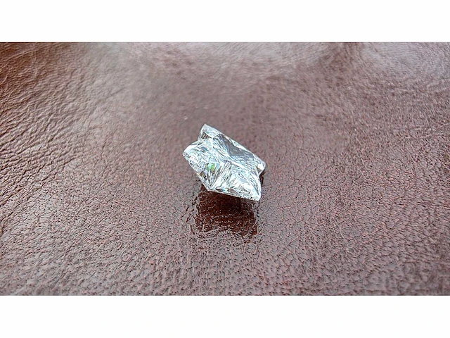 Diamant - circa 1,00 carat - flower cut geslepen diamant (gecertificeerd) - afbeelding 3 van  10