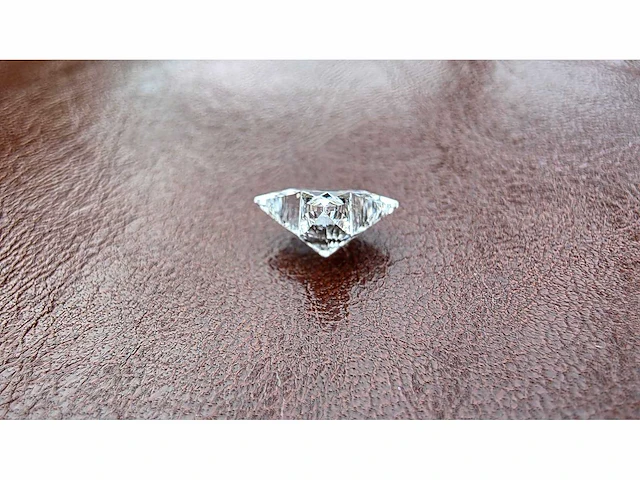 Diamant - circa 1,00 carat - flower cut geslepen diamant (gecertificeerd) - afbeelding 4 van  10