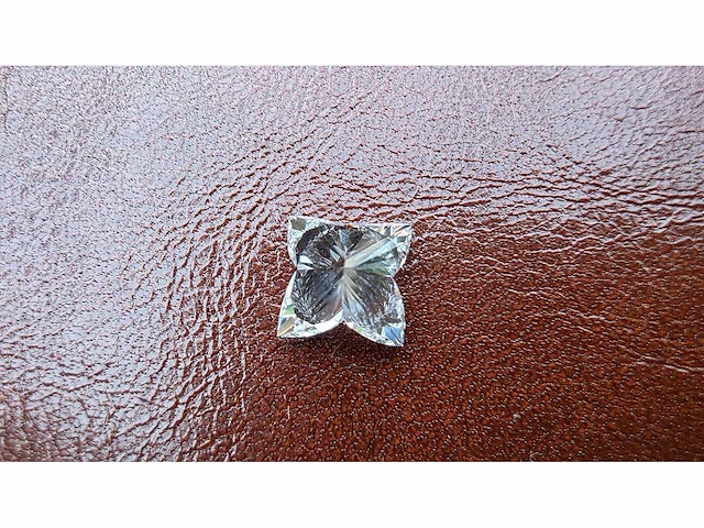 Diamant - circa 1,00 carat - flower cut geslepen diamant (gecertificeerd) - afbeelding 7 van  10
