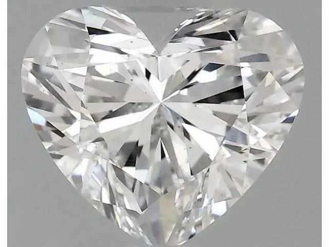 Diamant - circa 1,00 carat - heart geslepen diamant (gecertificeerd) - afbeelding 1 van  8