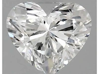 Diamant - circa 1,00 carat - heart geslepen diamant (gecertificeerd) - afbeelding 1 van  8