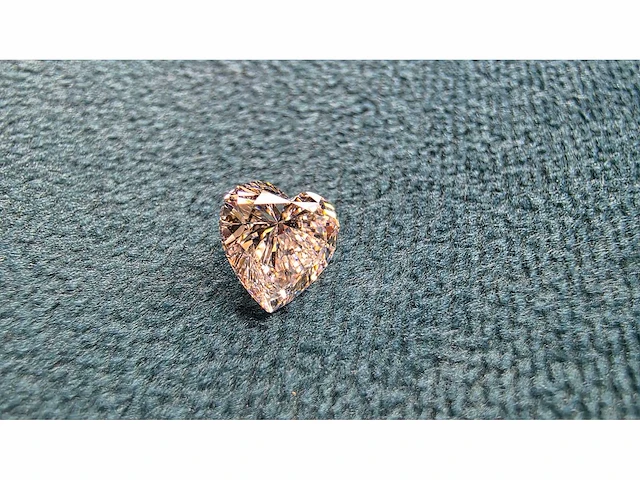 Diamant - circa 1,00 carat - heart geslepen diamant (gecertificeerd) - afbeelding 1 van  11