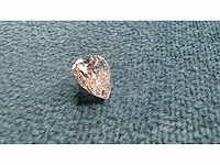 Diamant - circa 1,00 carat - heart geslepen diamant (gecertificeerd) - afbeelding 2 van  11