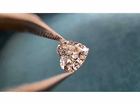 Diamant - circa 1,00 carat - heart geslepen diamant (gecertificeerd) - afbeelding 7 van  11