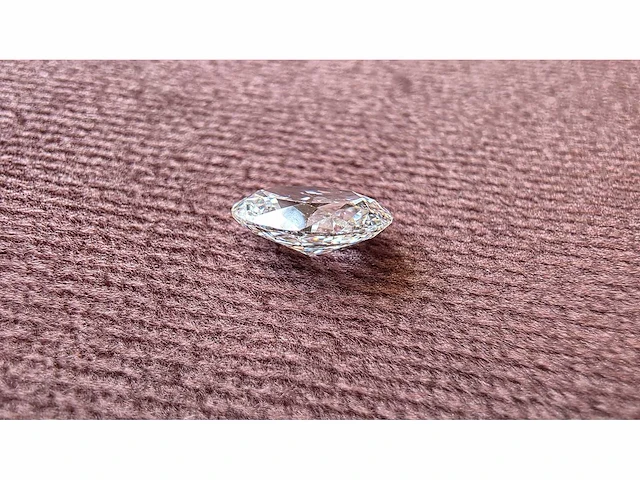 Diamant - circa 1,00 carat - oval geslepen diamant (gecertificeerd) - afbeelding 4 van  12