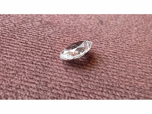Diamant - circa 1,00 carat - oval geslepen diamant (gecertificeerd) - afbeelding 5 van  12