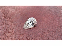 Diamant - circa 1,00 carat - pear geslepen diamant (gecertificeerd) - afbeelding 1 van  13
