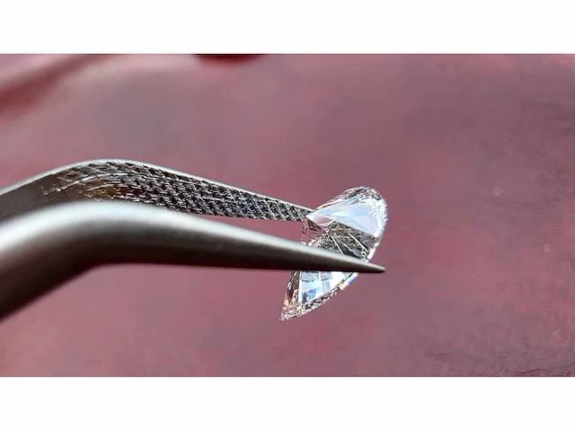 Diamant - circa 1,00 carat - pear geslepen diamant (gecertificeerd) - afbeelding 11 van  13