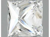 Diamant - circa 1,00 carat - princess geslepen diamant (gecertificeerd) - afbeelding 2 van  8
