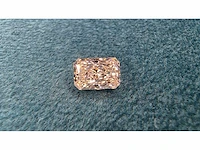 Diamant - circa 1,00 carat - radiant geslepen diamant (gecertificeerd) - afbeelding 1 van  12