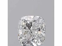 Diamant - circa 1,00 carat - square cushion geslepen diamant (gecertificeerd) - afbeelding 1 van  9
