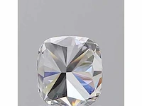 Diamant - circa 1,00 carat - square cushion geslepen diamant (gecertificeerd) - afbeelding 3 van  9