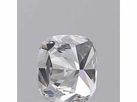 Diamant - circa 1,00 carat - square cushion geslepen diamant (gecertificeerd) - afbeelding 7 van  9