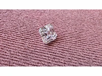 Diamant - circa 1,00 carat - square emerald geslepen diamant (gecertificeerd) - afbeelding 4 van  11