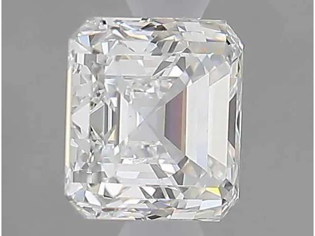 Diamant - circa 1,00 carat - square emerald geslepen diamant (gecertificeerd) - afbeelding 2 van  7