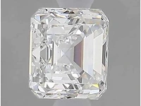 Diamant - circa 1,00 carat - square emerald geslepen diamant (gecertificeerd) - afbeelding 2 van  7